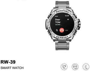 Haino Teko RW39 Smart Watch – AMOLED Display, Bluetooth Calling & Wireless Charging