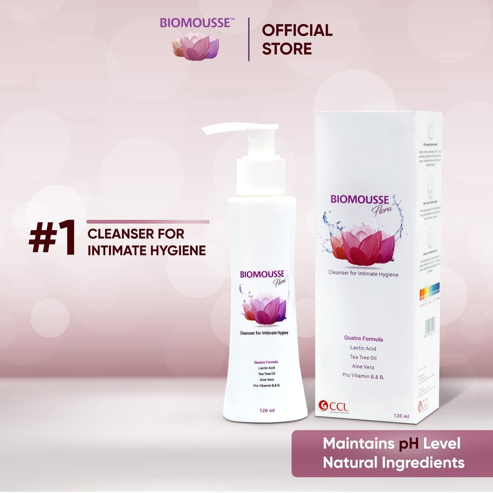 Ritulio BioMousse Flora Intimate Wash