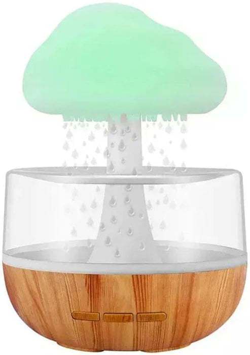 cloud rain humidifier, LED night light humidifier, aroma diffuser, mist humidifier, bedroom humidifier, office humidifier, living room humidifier, water drop humidifier, essential oil diffuser, colorful raindrop humidifier, air humidifier, relaxing humidifier