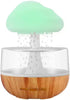 cloud rain humidifier, LED night light humidifier, aroma diffuser, mist humidifier, bedroom humidifier, office humidifier, living room humidifier, water drop humidifier, essential oil diffuser, colorful raindrop humidifier, air humidifier, relaxing humidifier
